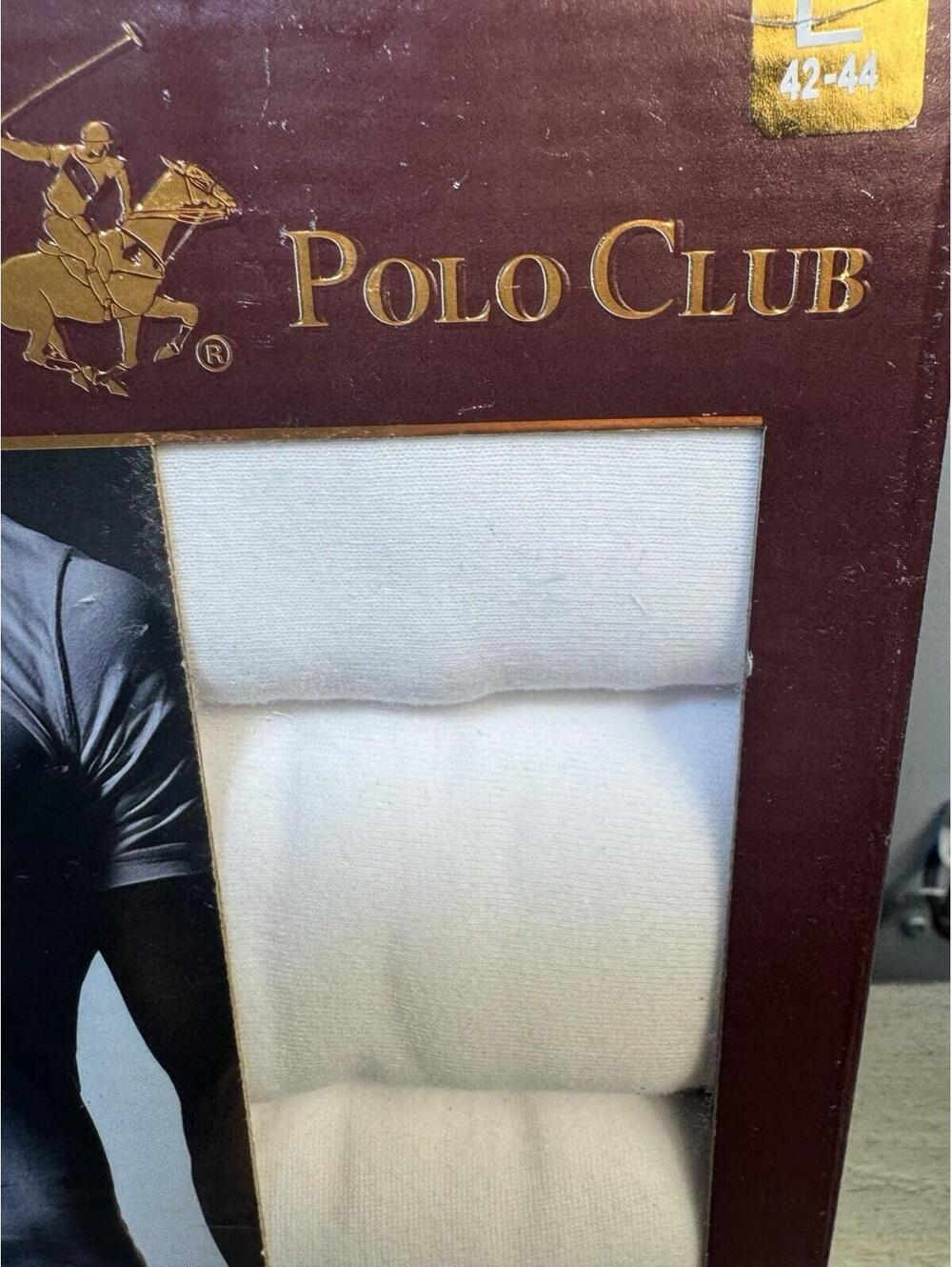 Beverly Hills Polo Club Crew Neck Undershirts 3 Pack Premium Cotton Men’s L